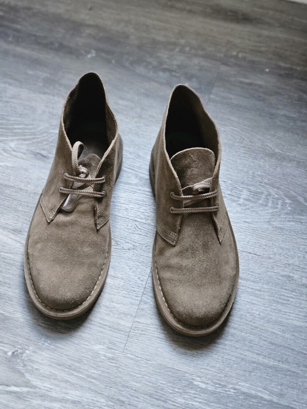 Clarks Bushacre 3 Suede Boots Mens 10M - Picture 2 of 7